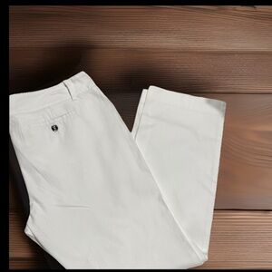 Michael Kors Wellesley White Ankle Pants Size 12